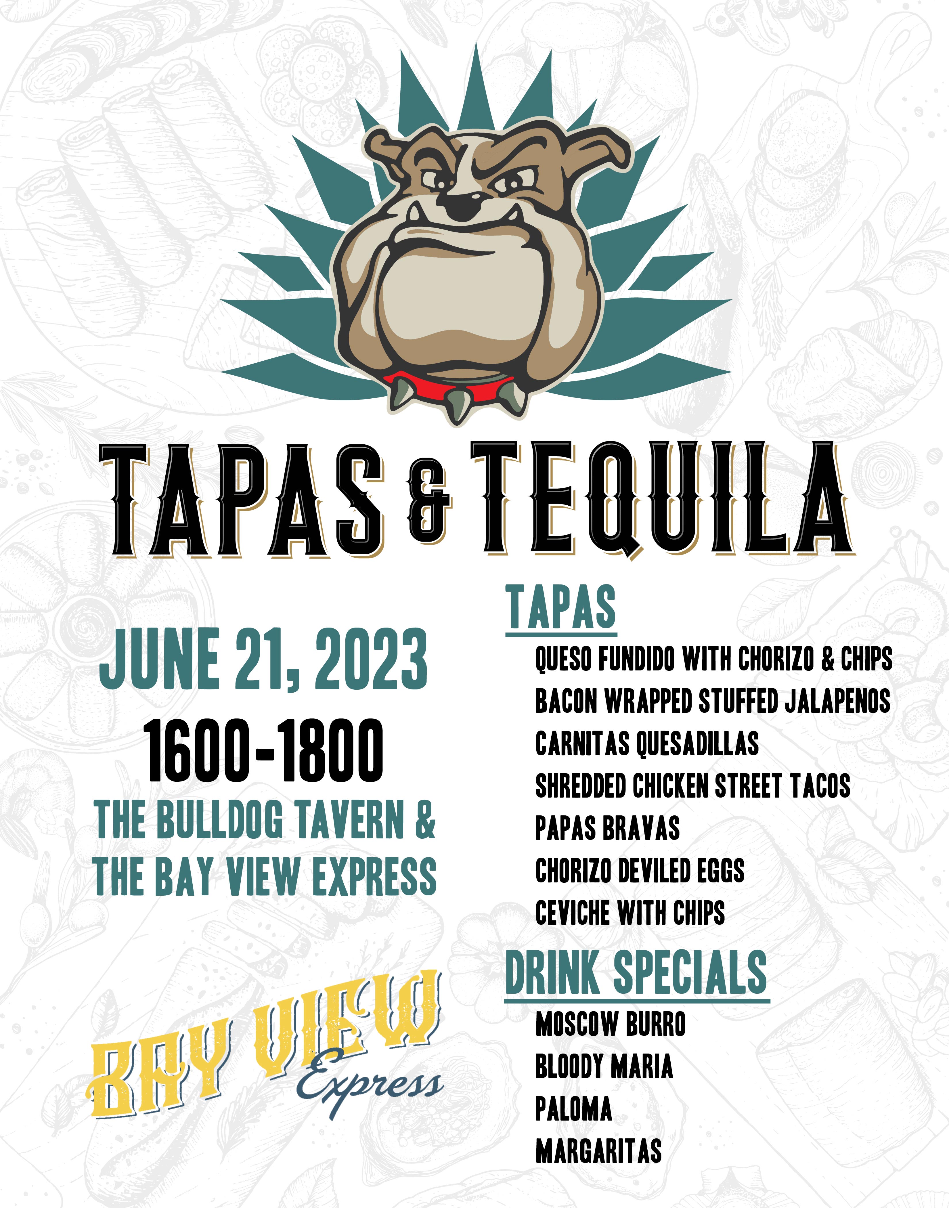 Image of Tapas and Tequila flyer