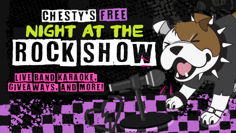 Chesty's Night at the Rock Show – FREE