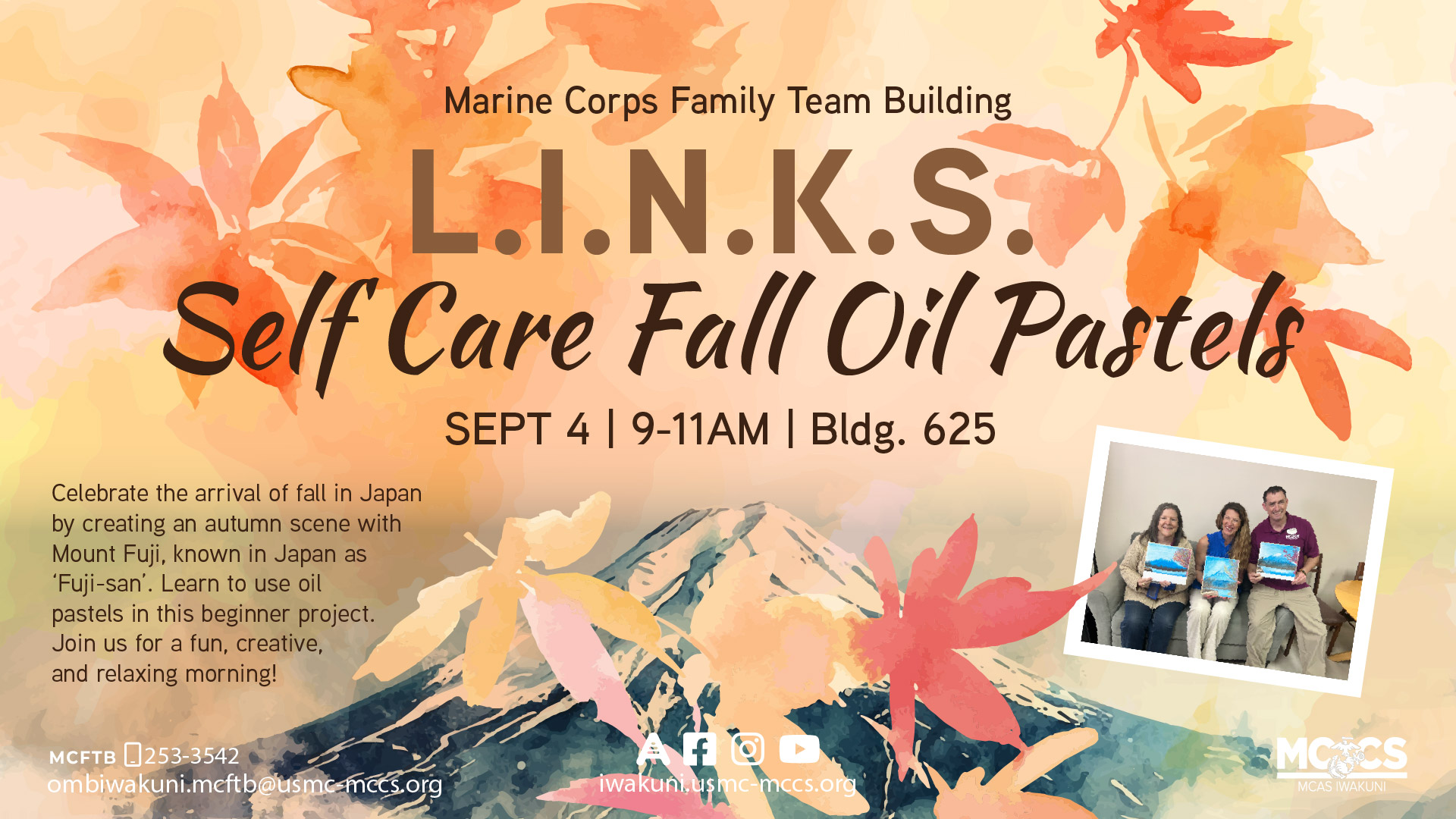 L.I.N.K.S. Self Care: Self Care Fall Oil Pastels