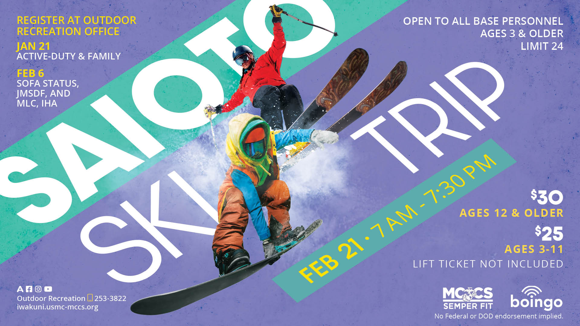 Saioto Ski & Snowboard Trip