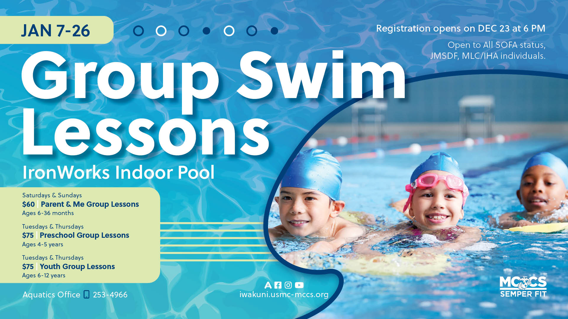 MCCS 2025 January Group Swim Lessons