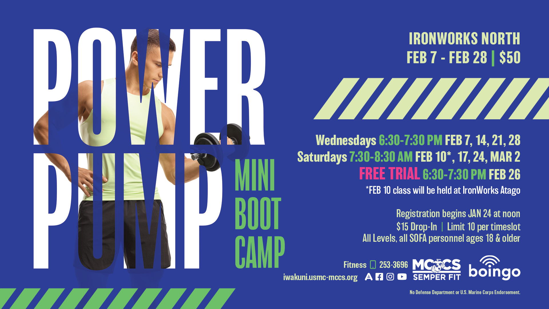 February Power Pump Mini Bootcamp