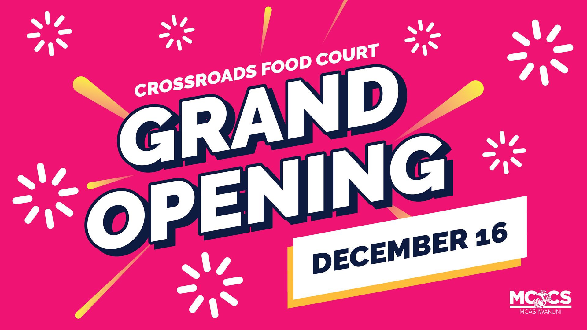 MCCS Crossroads Food Court Opening