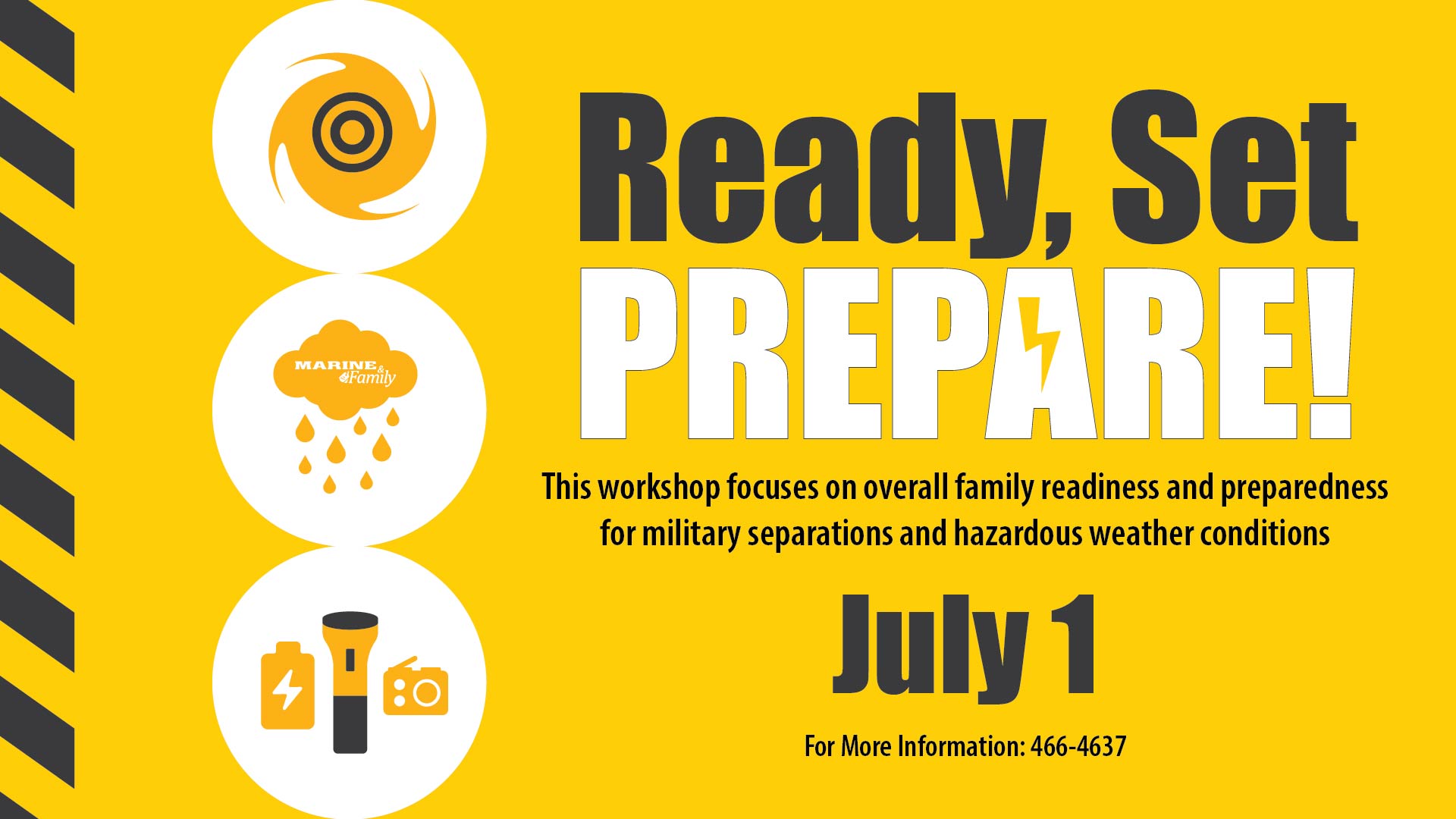 Ready, Set, Prepare