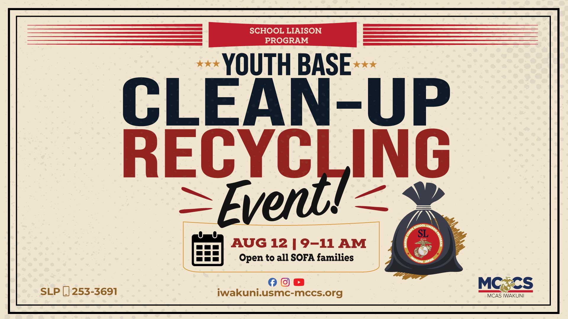 Youth Base-wide Clean-up and Recycling Event