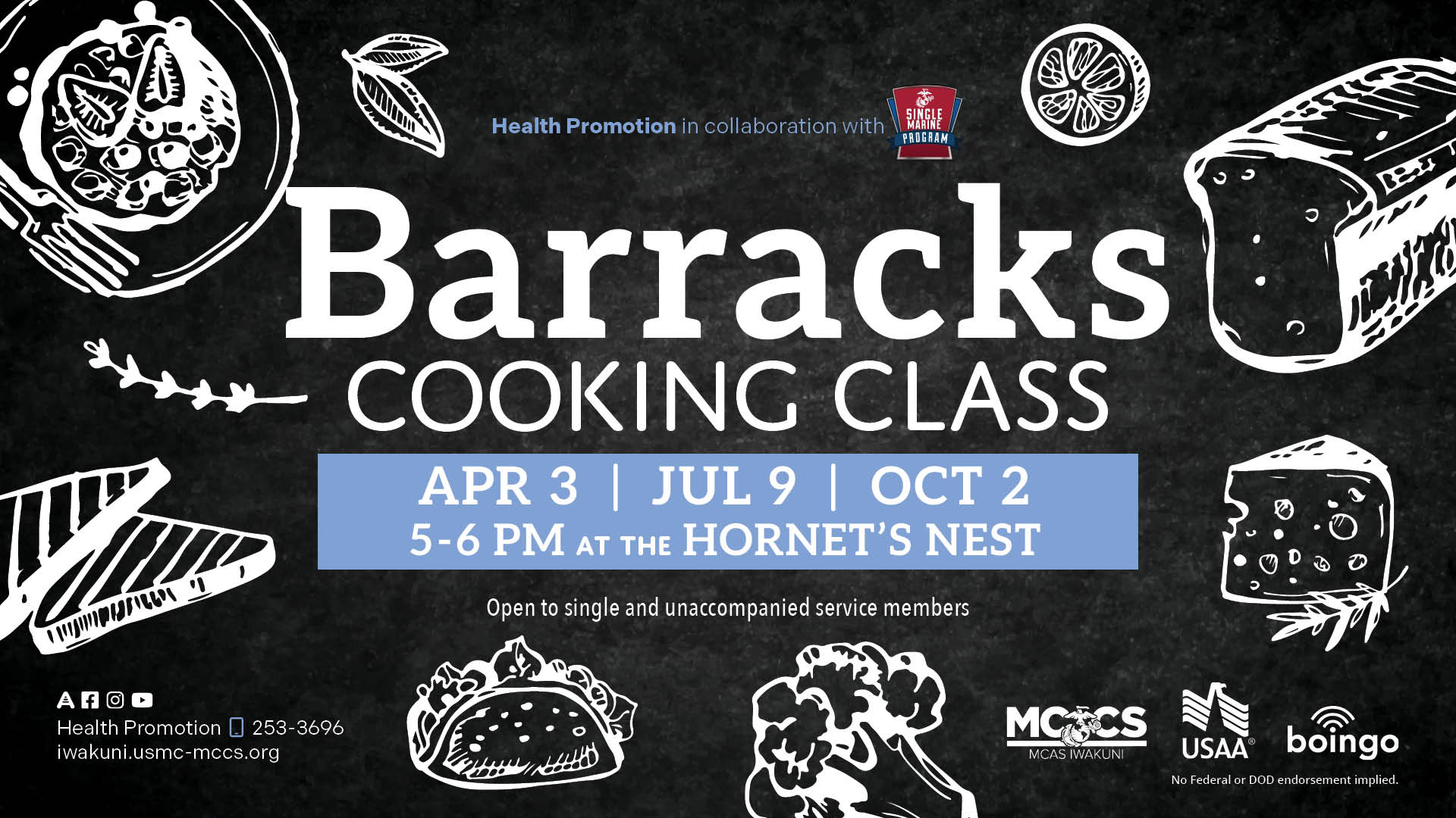 SMP - Barracks Cooking Class