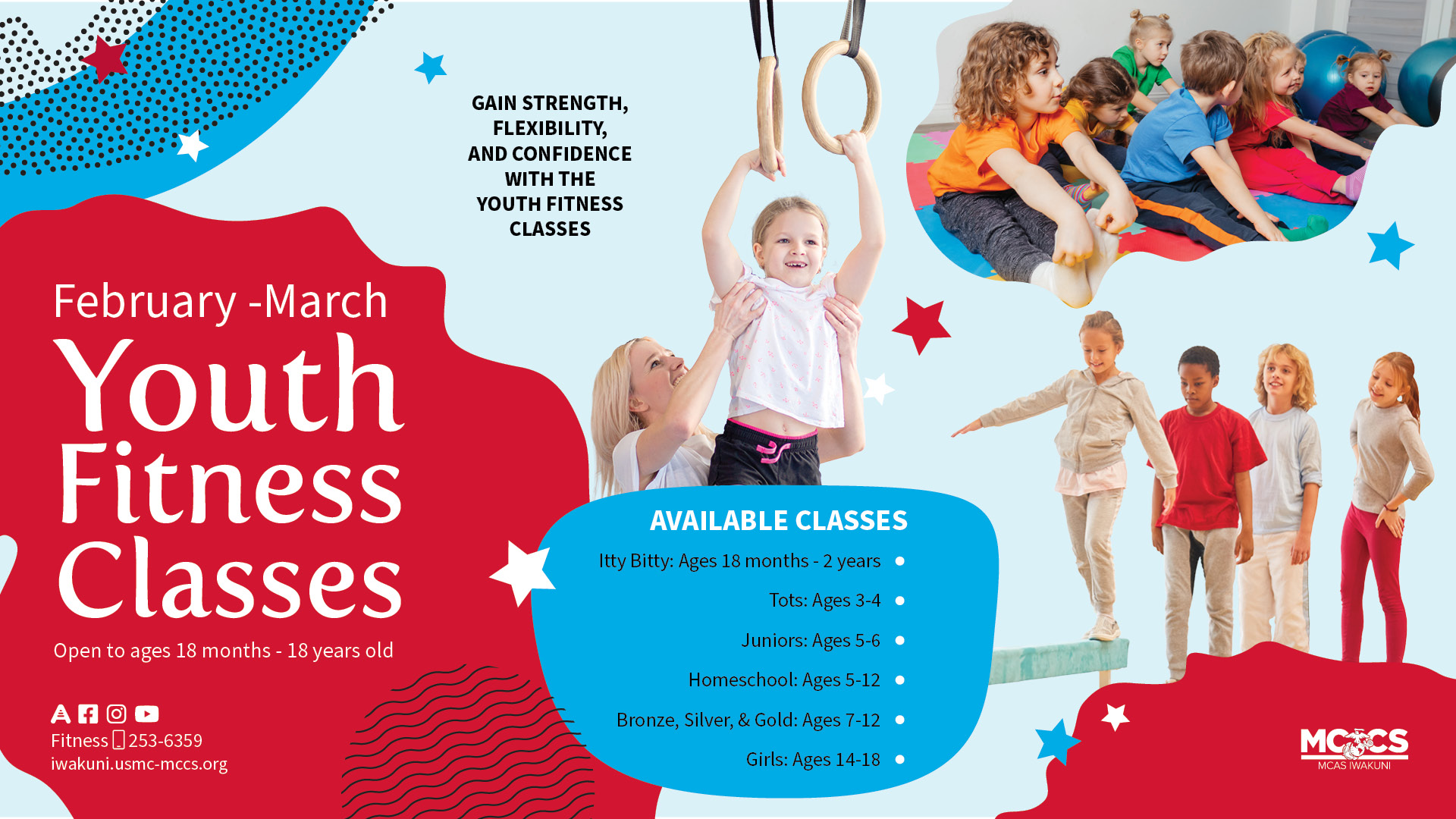 Youth Fitness Classes - February/March