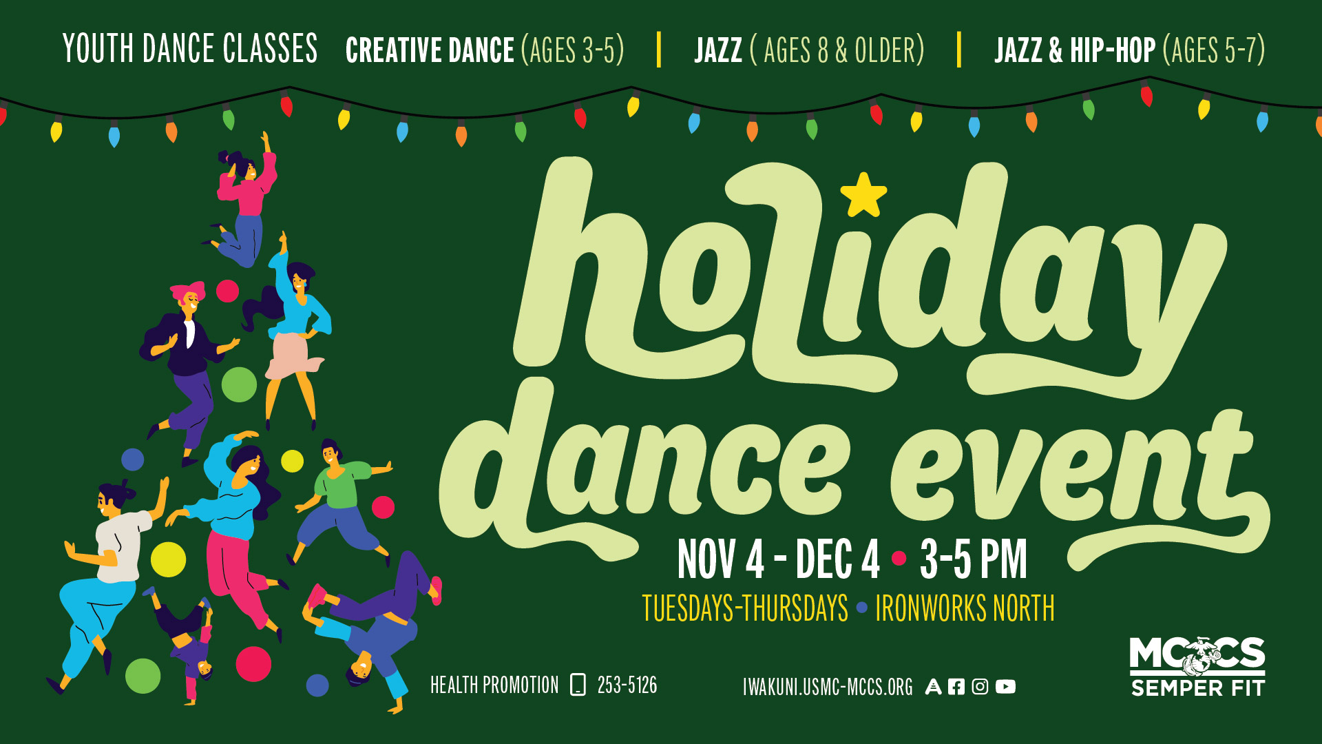 Youth Dance Classes - Christmas Dance Event