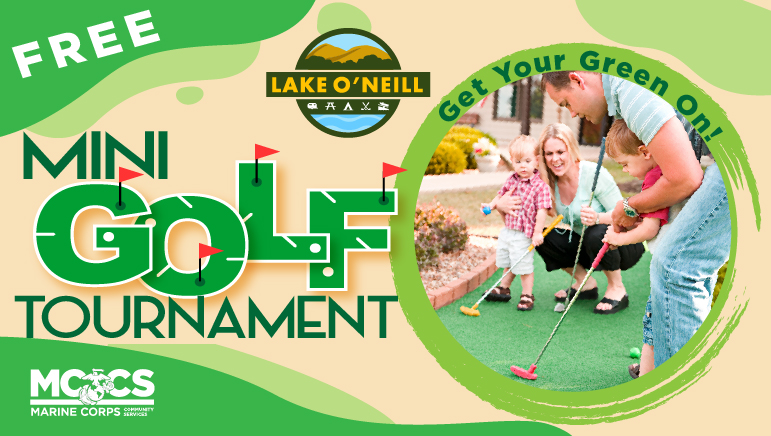 Get Your Green On! Mini Golf Tournament