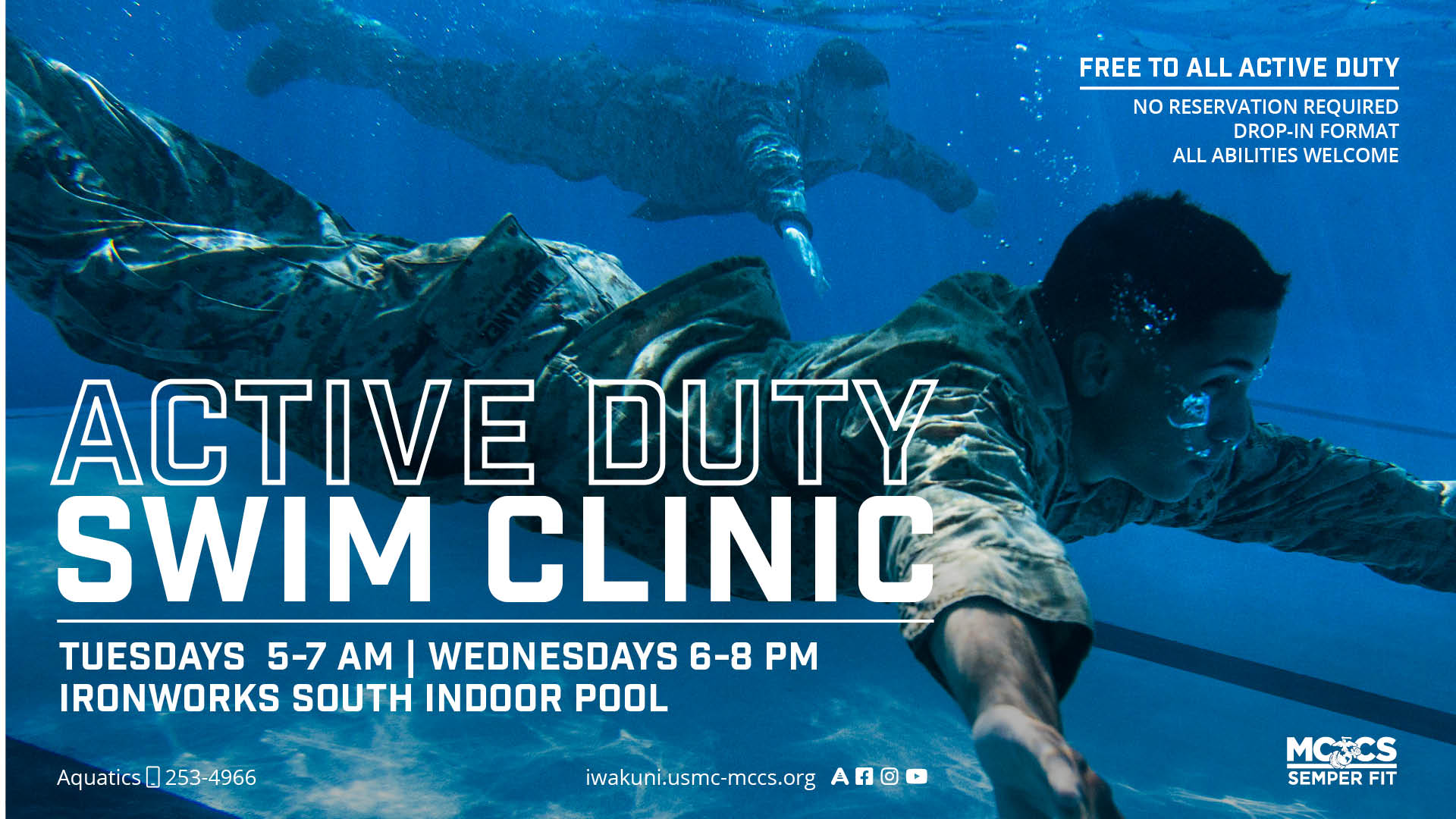 Active Duty Swim Clinics