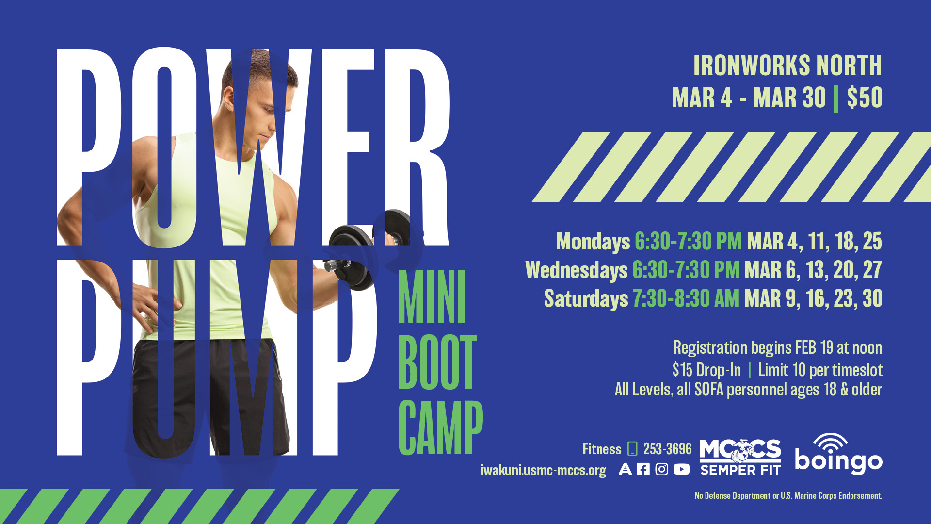 March Power Pump Mini Bootcamp