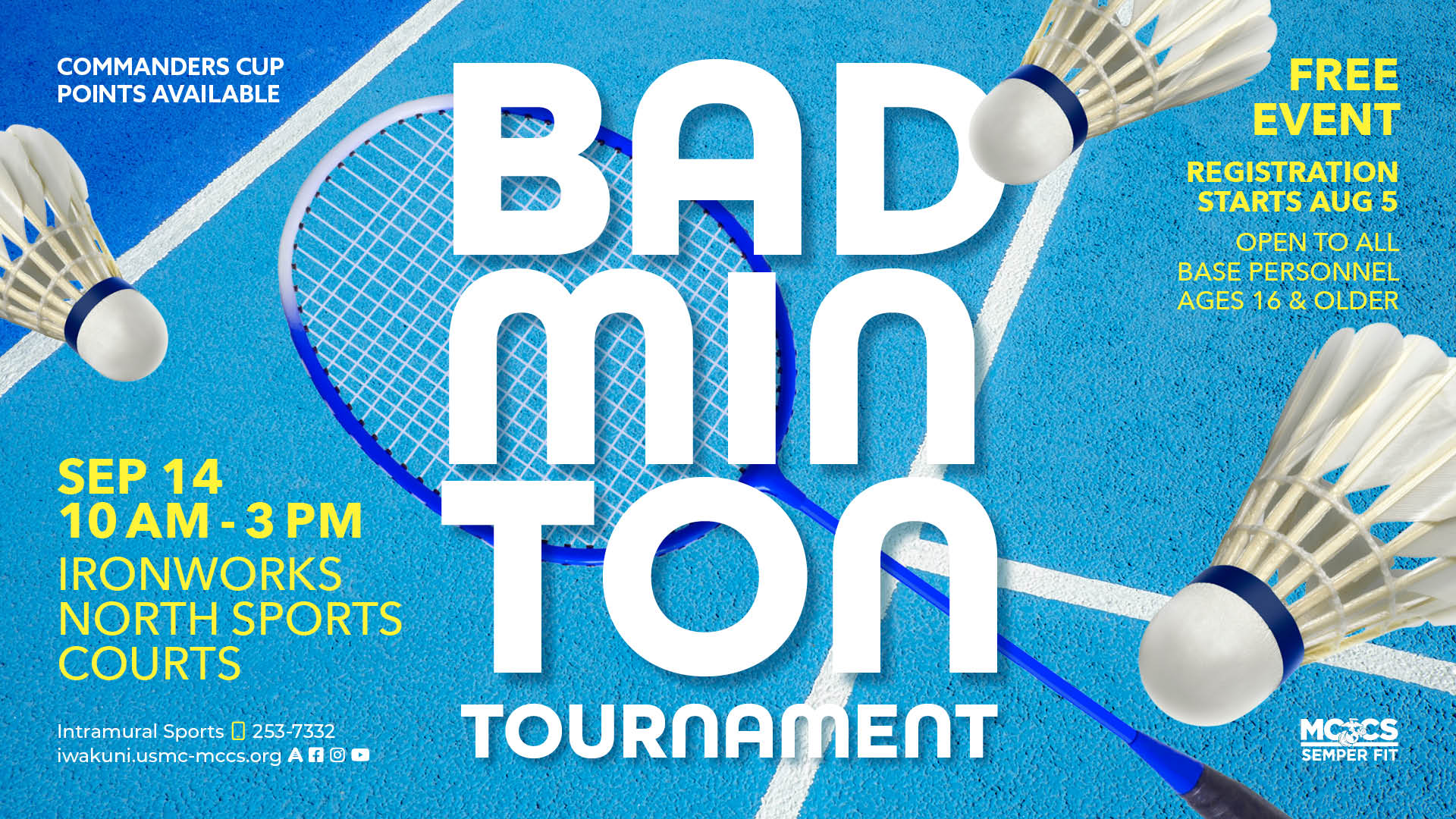 Intramural Sports Badminton Tournament