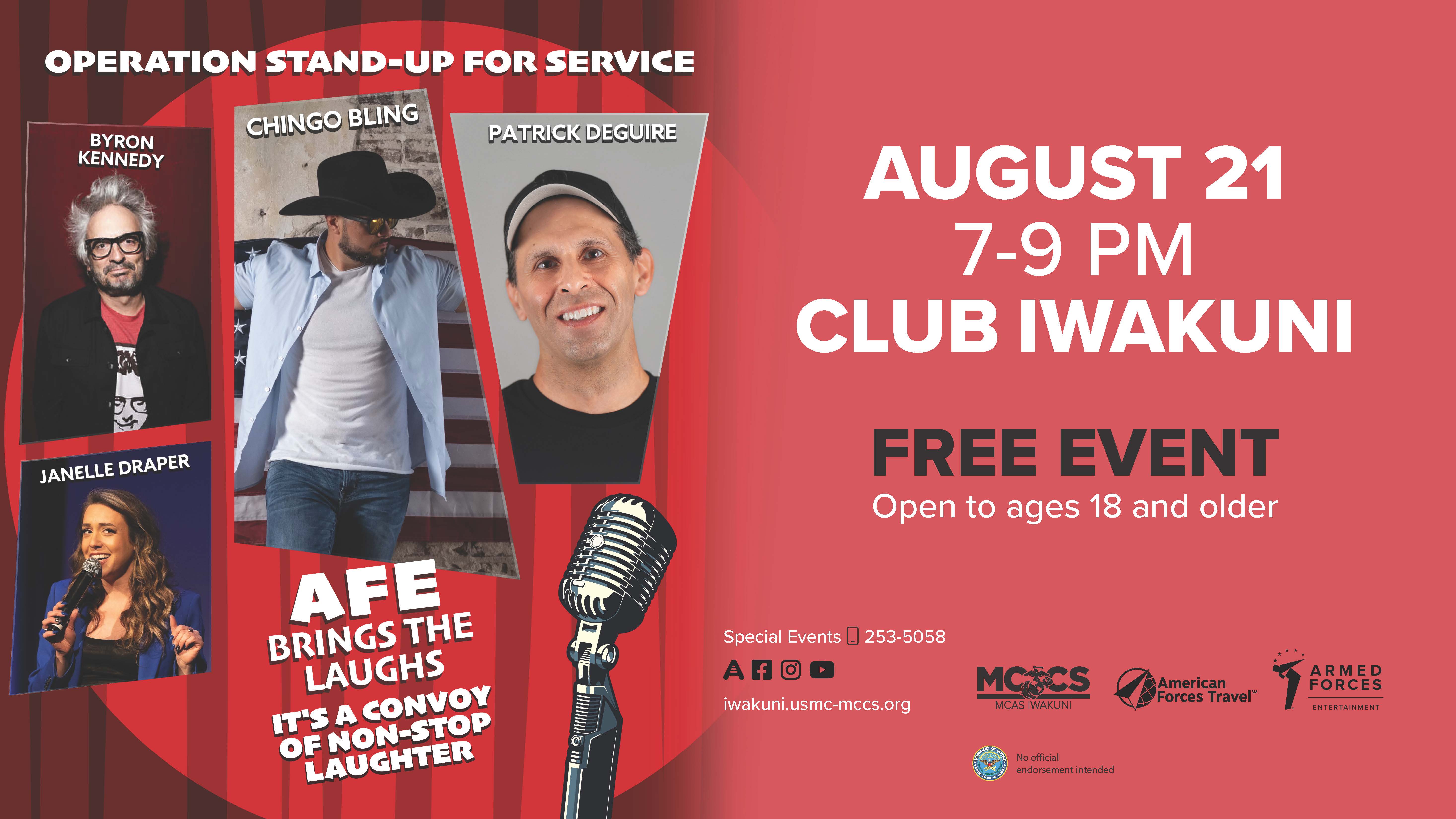 AFE Brings the Laughs: Operation Stand-Up for Service.