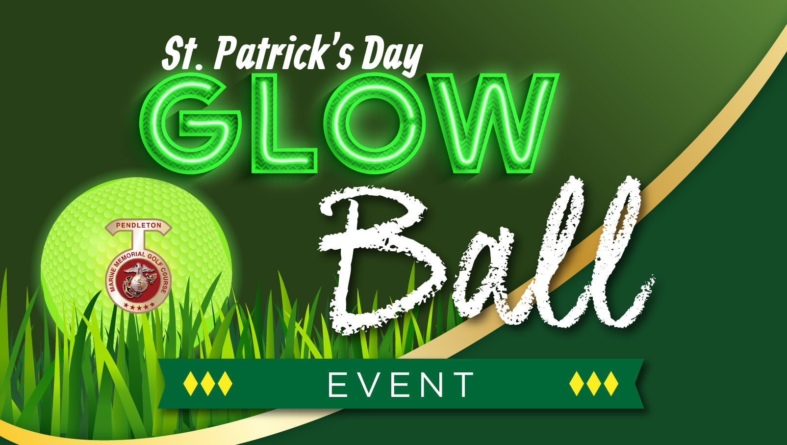 St. Patrick's Day Glow Ball