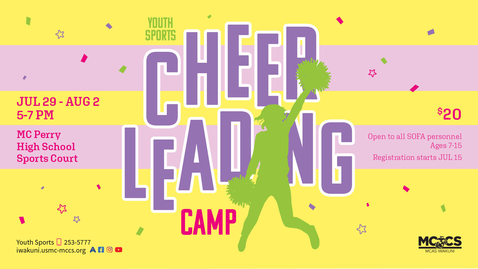 Youth Sports Cheerleading Camp