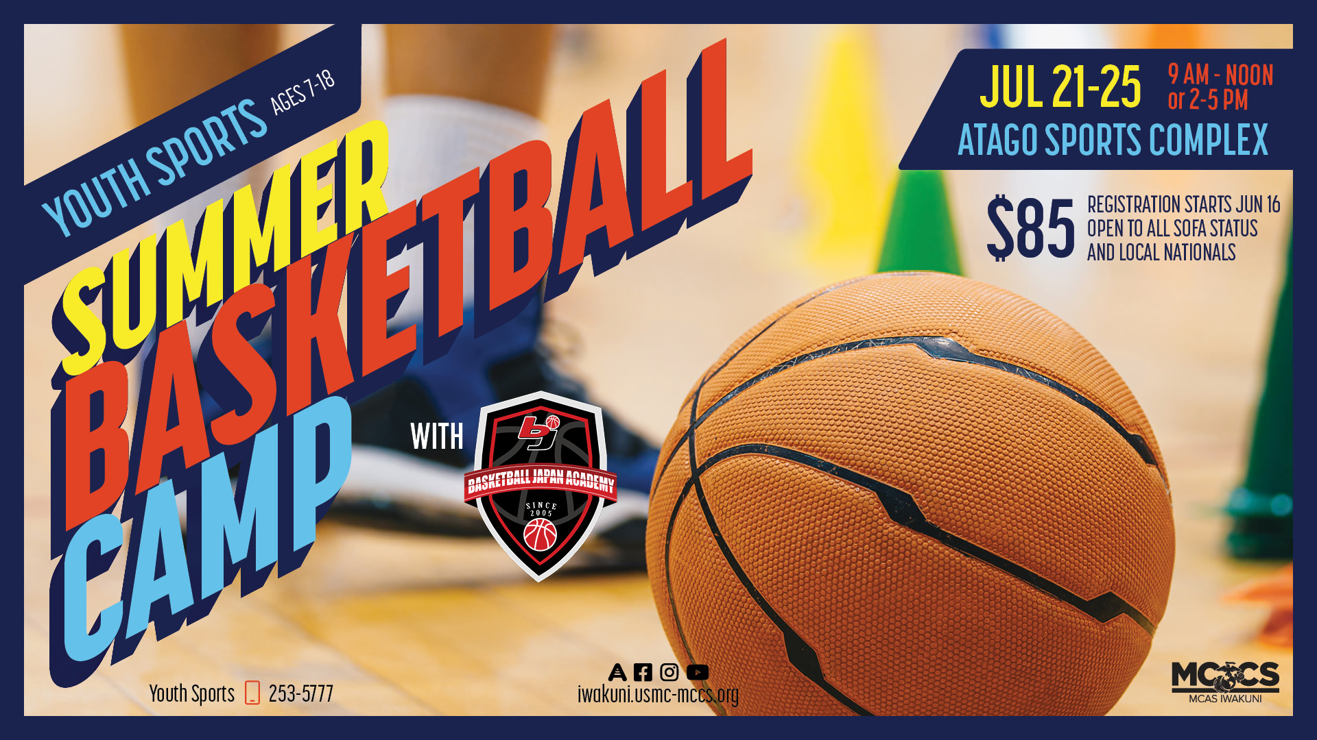 Youth Sports Summer Basketball Camp