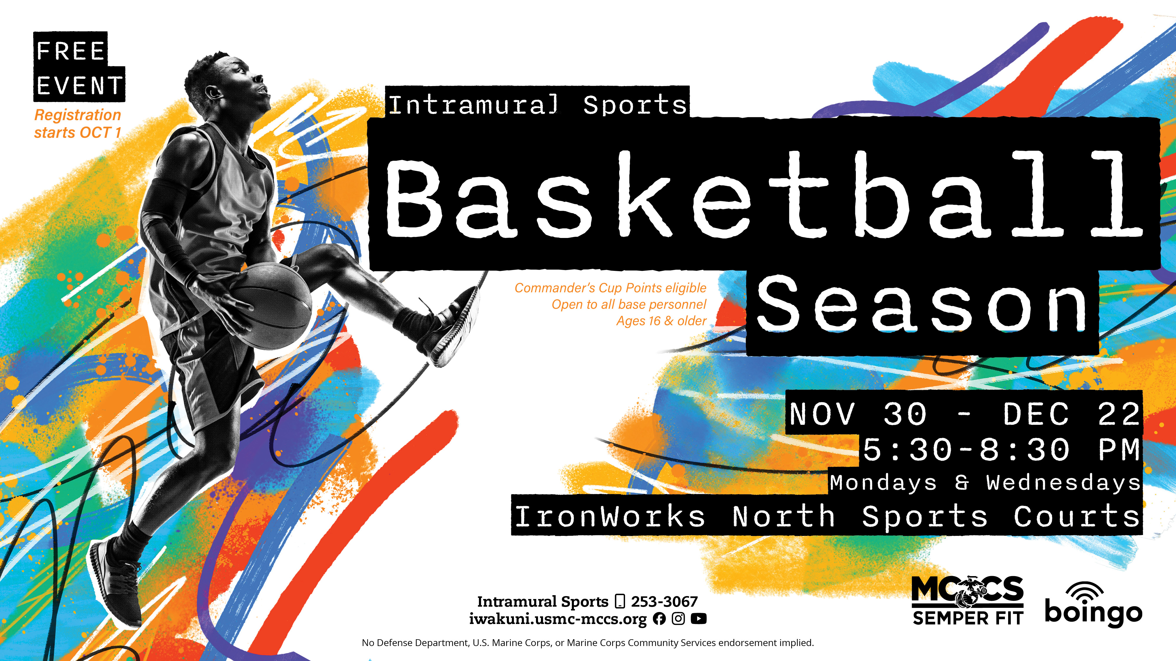Intramural Sports 5v5 Basketball Season