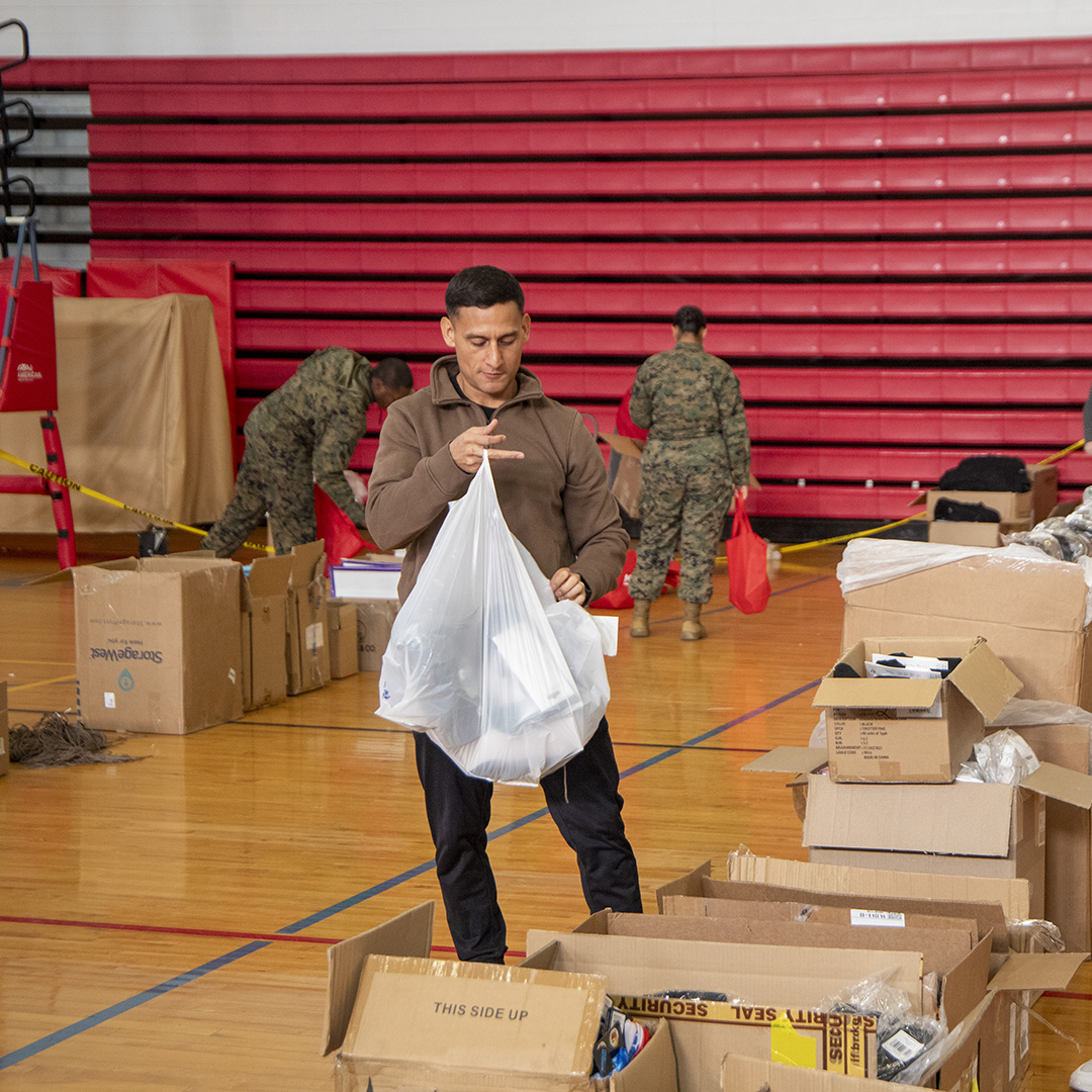 SMP Volunteer:  Bag Stuffing