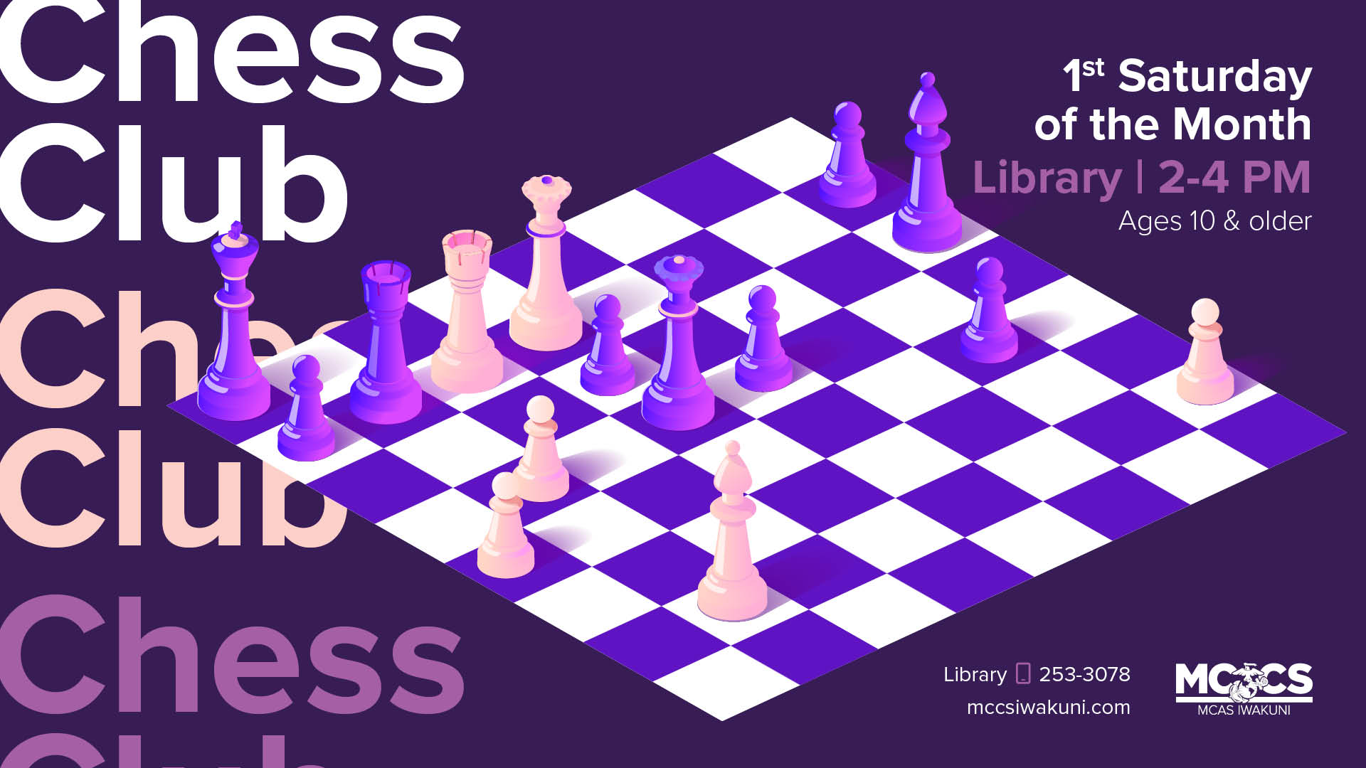 Library Chess Club  Programming Librarian