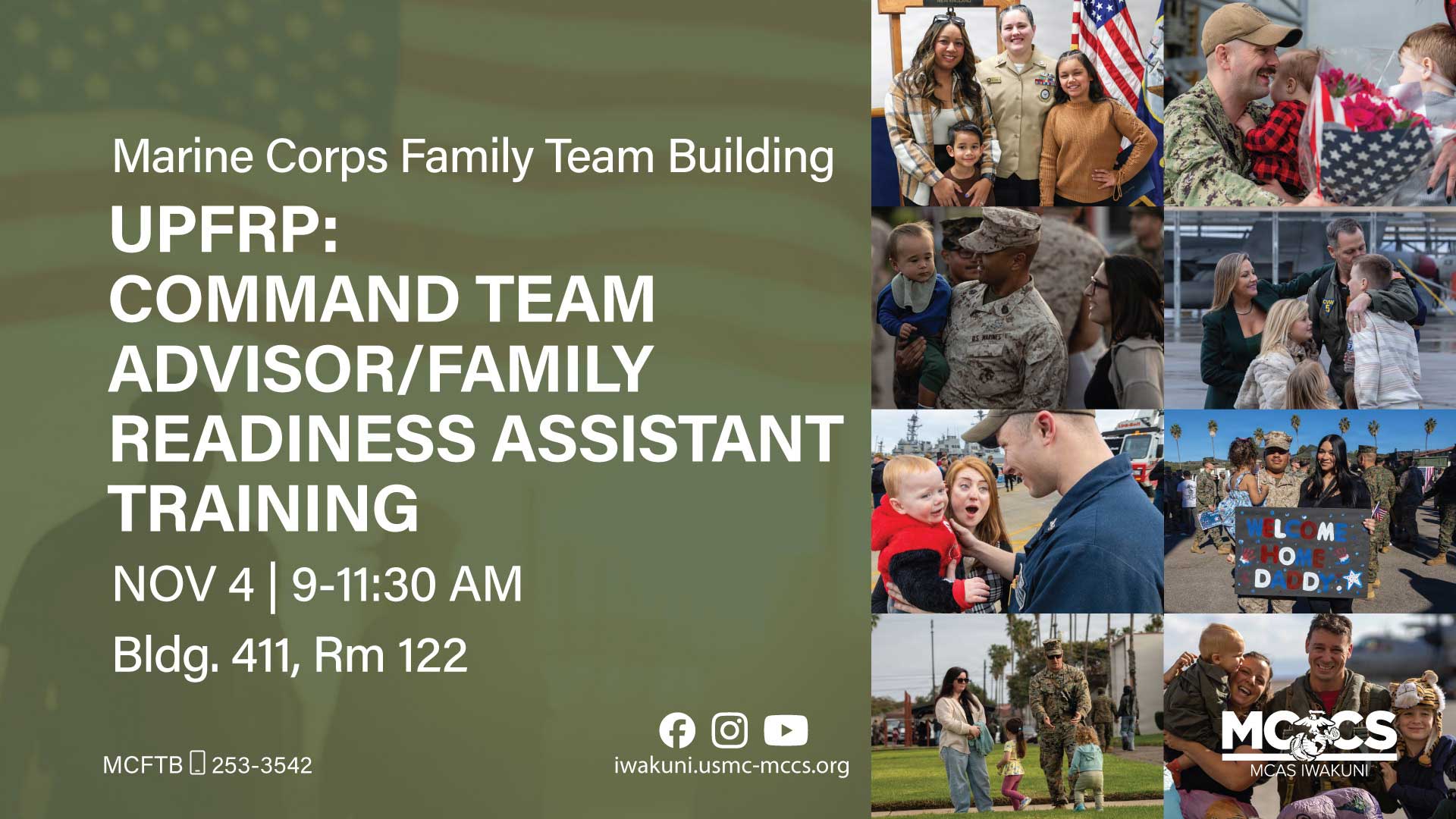 Command Team Advisor/Family Readiness Assistant Training