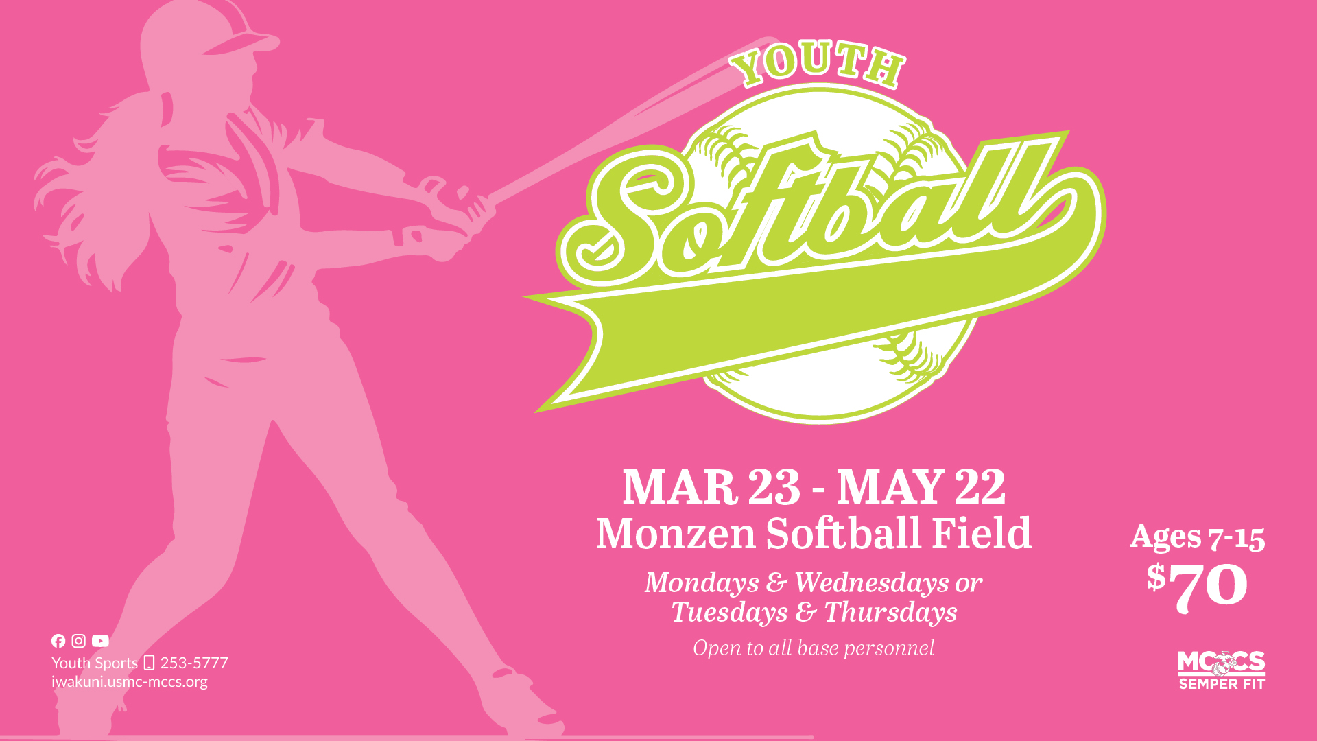 Youth Sports Softball Season