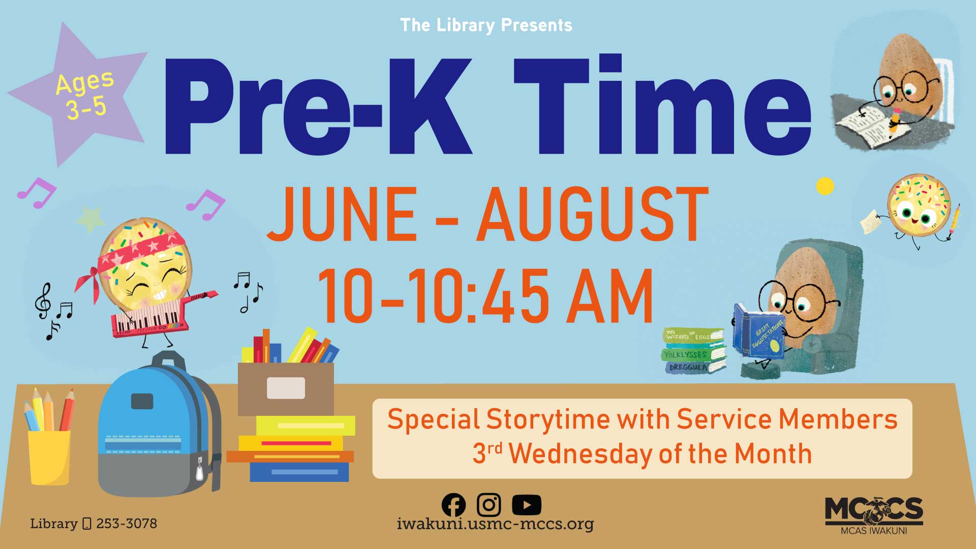 Pre-K Time - Summer Hours