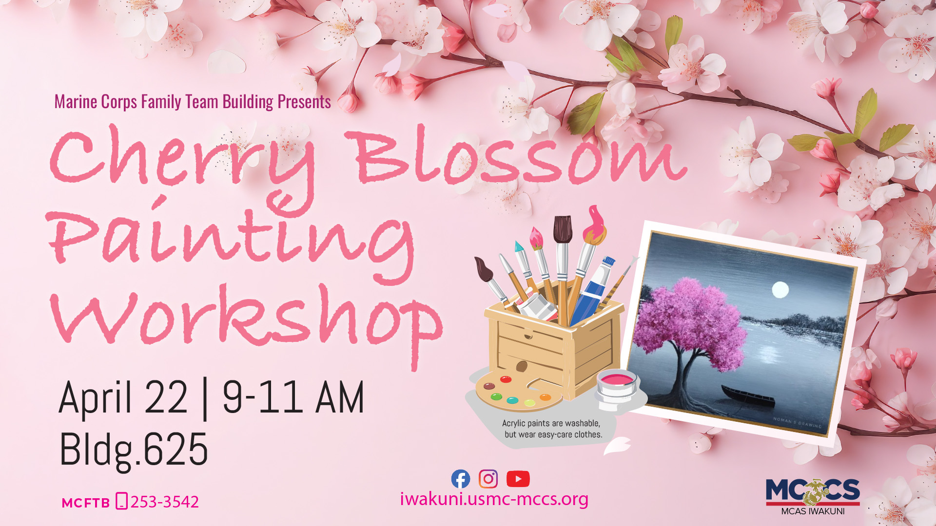 Cherry Blossom Painting