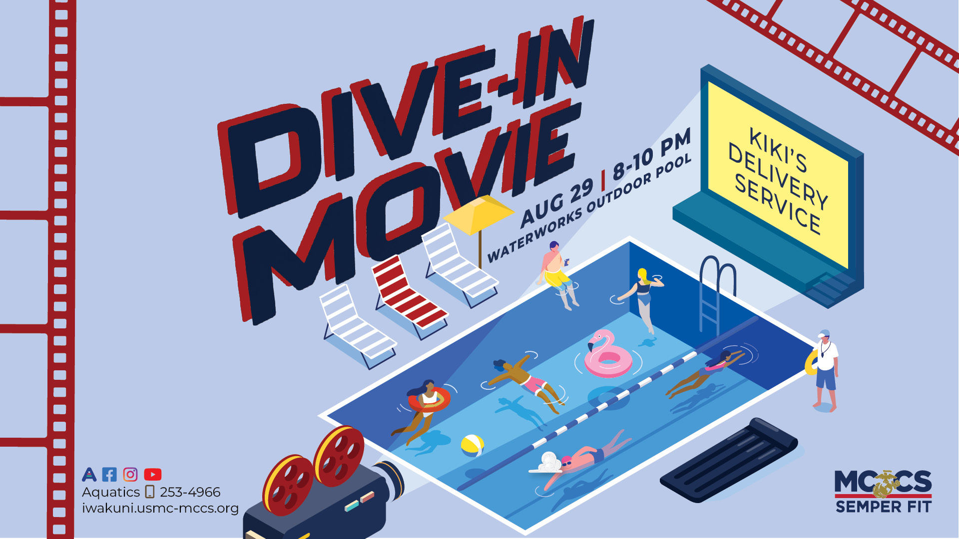 Summer Dive-In Movie - Kiki's Delivery Service