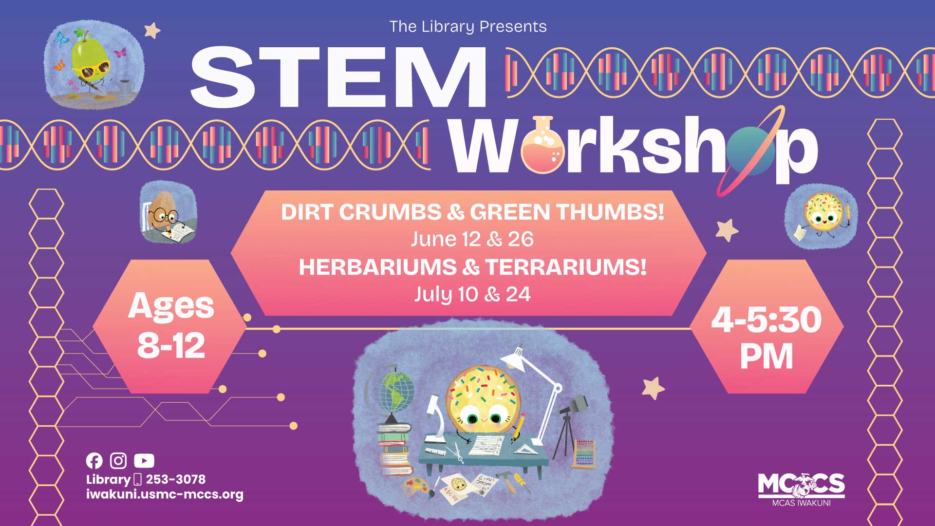 SRP - STEM Workshop: Dirt Crumbs & Green Thumbs