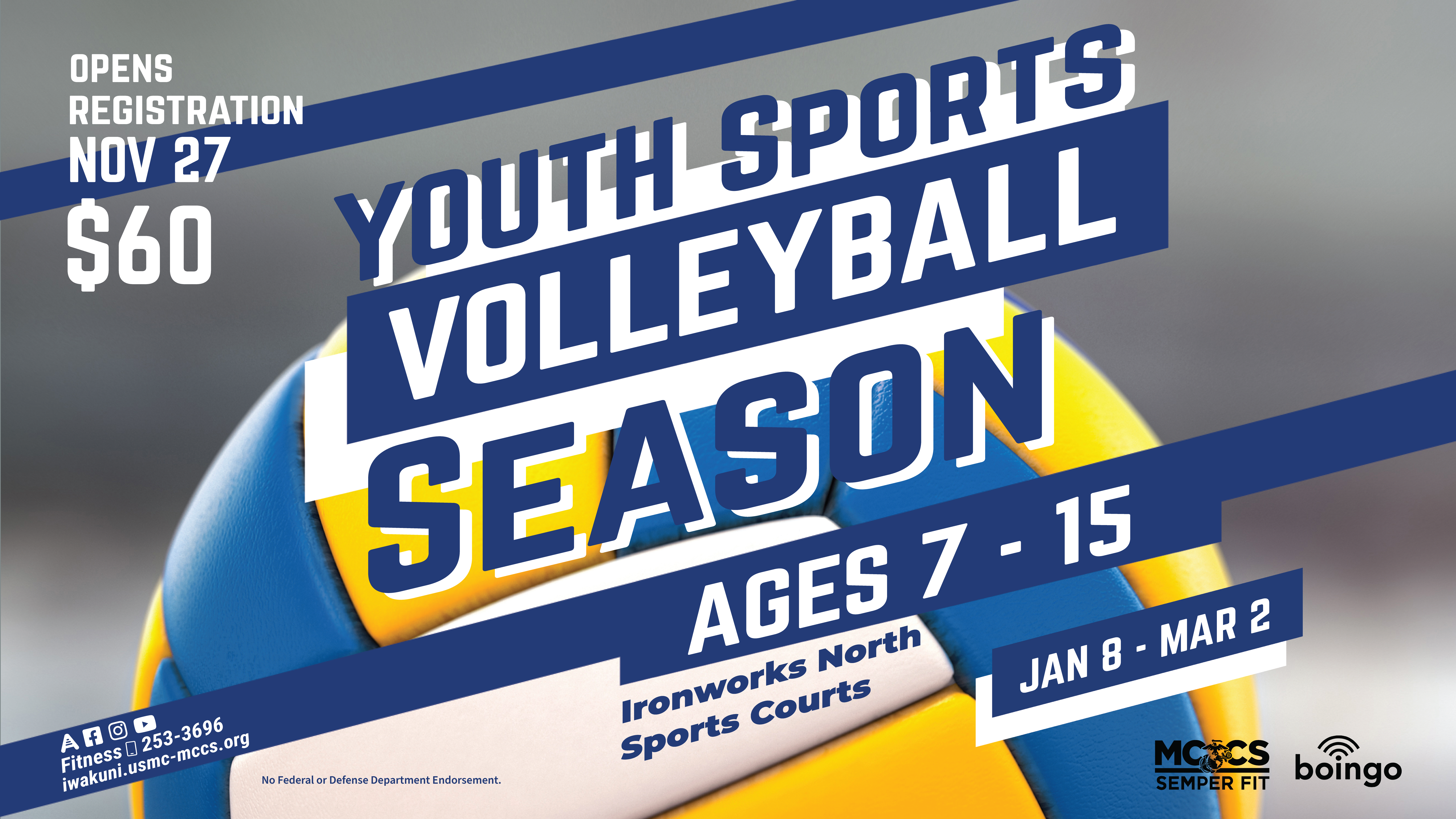Youth Sports Volleyball Season