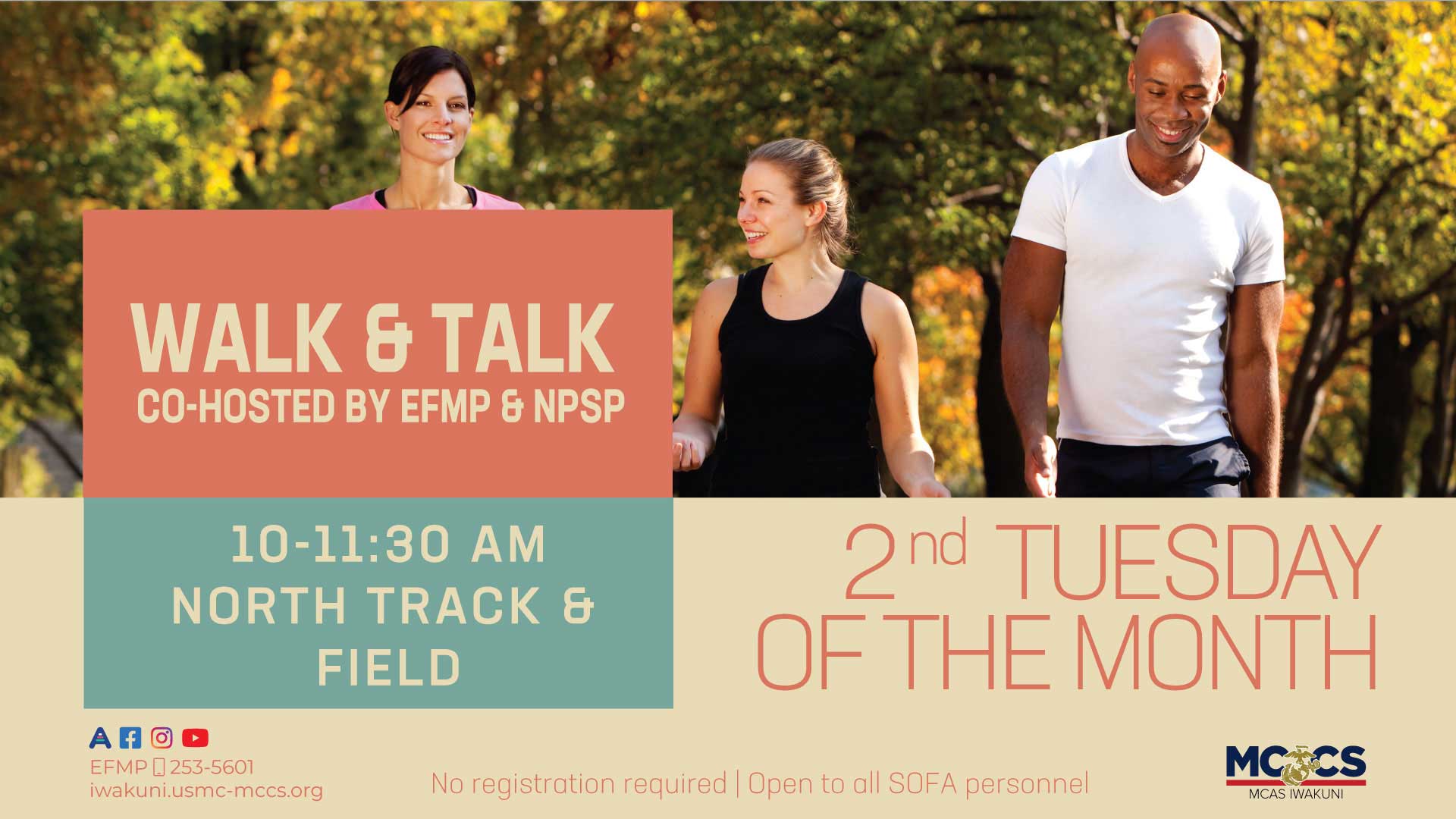 Walk & Talk with EFMP & NPSP
