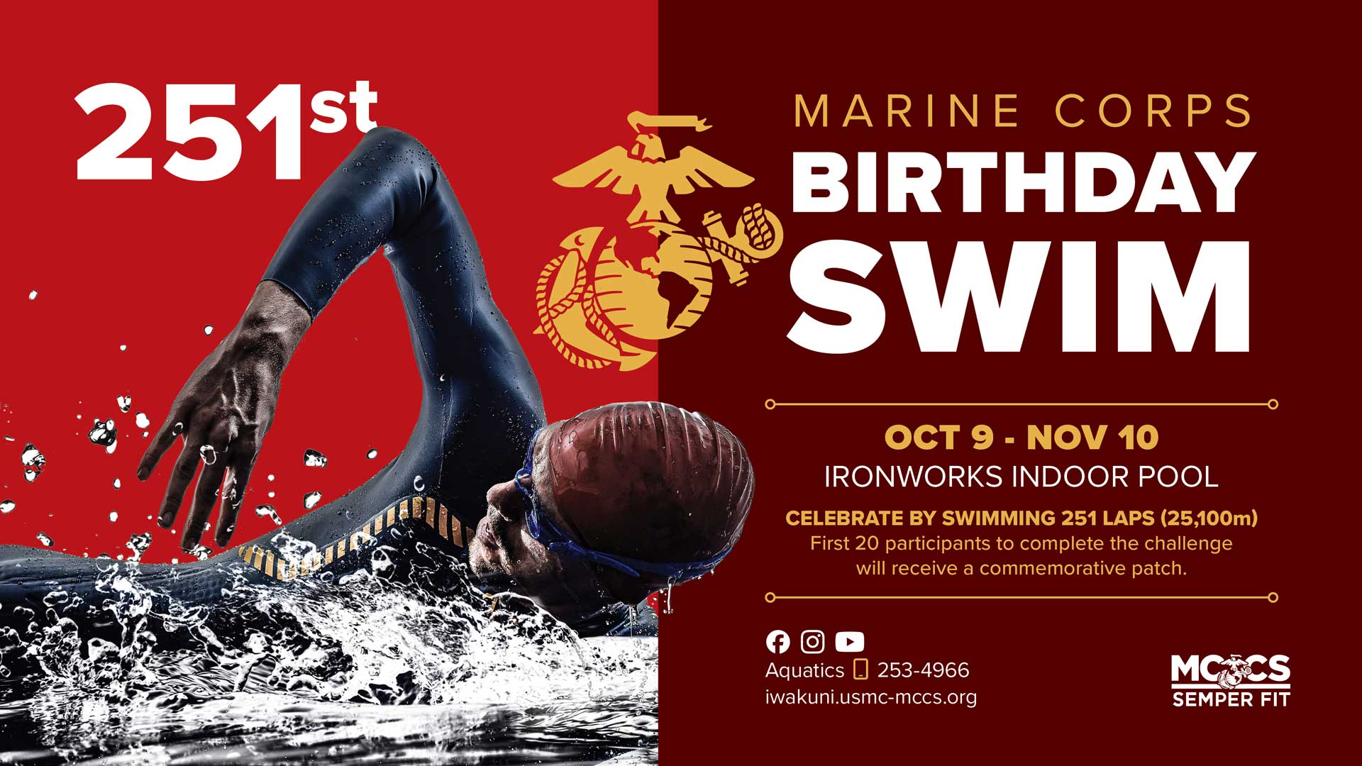 Marine Corps Birthday Swim