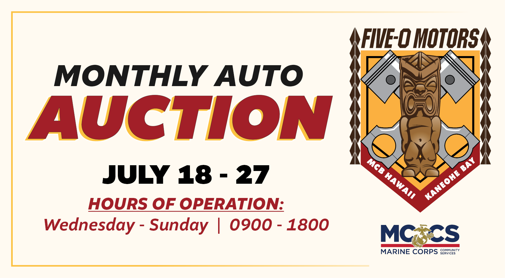 Monthly Auto Auction