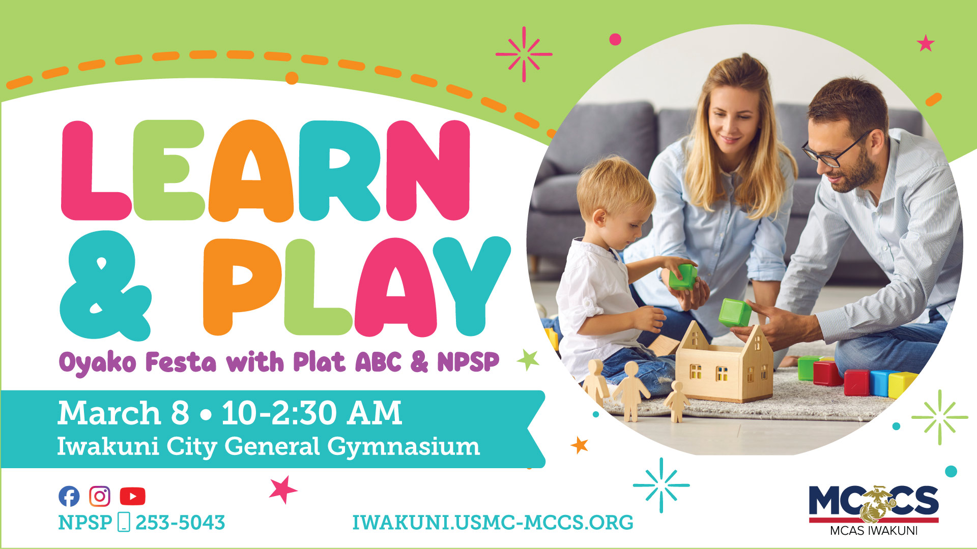 Learn & Play: Oyako Festa with Plat ABC and NPSP