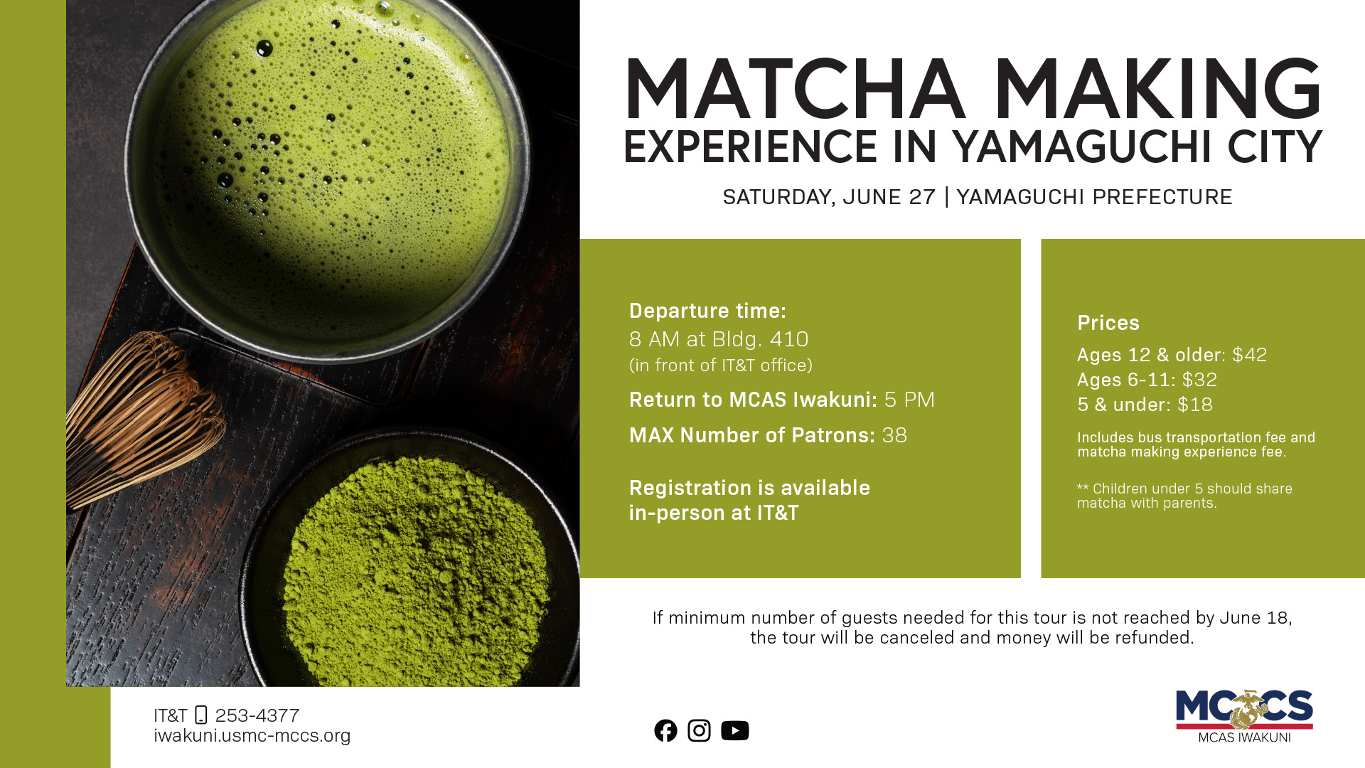 Matcha Making Experience in Yamaguchi City Trip