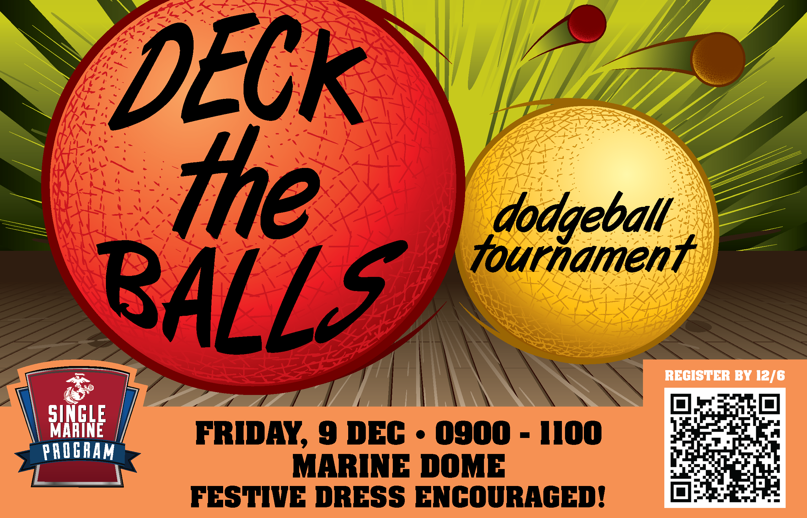 Deck the Balls Dodgeball Tournament