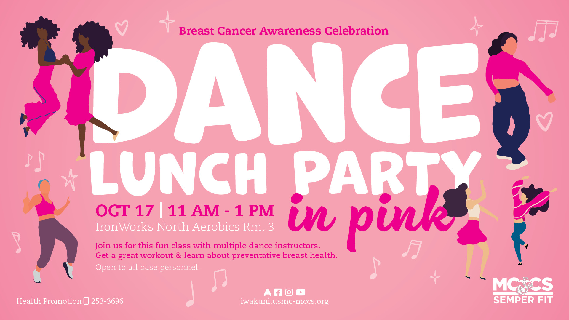 Dance Lunch Party in Pink