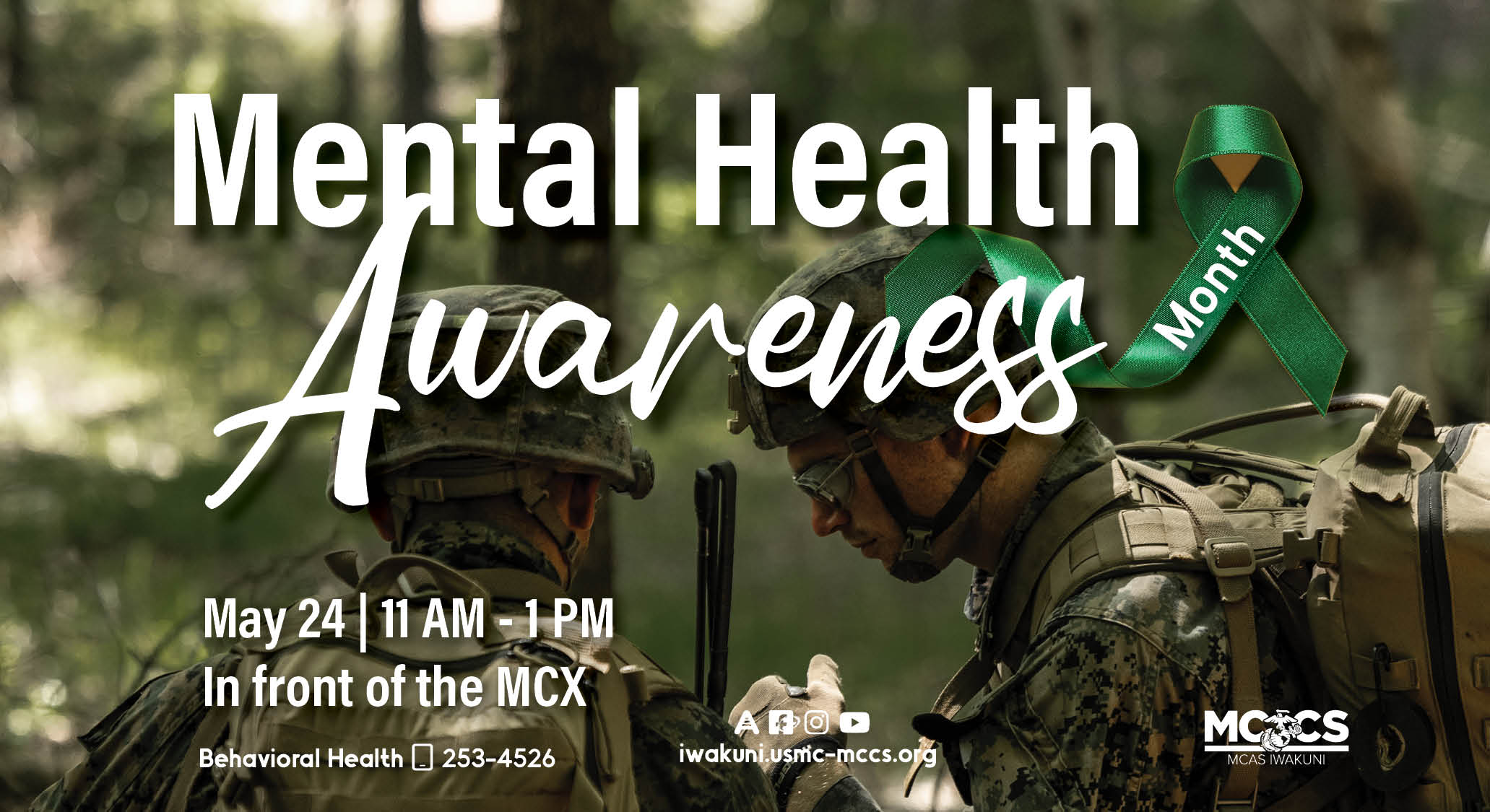 Mental Health Awareness Month Resource Table