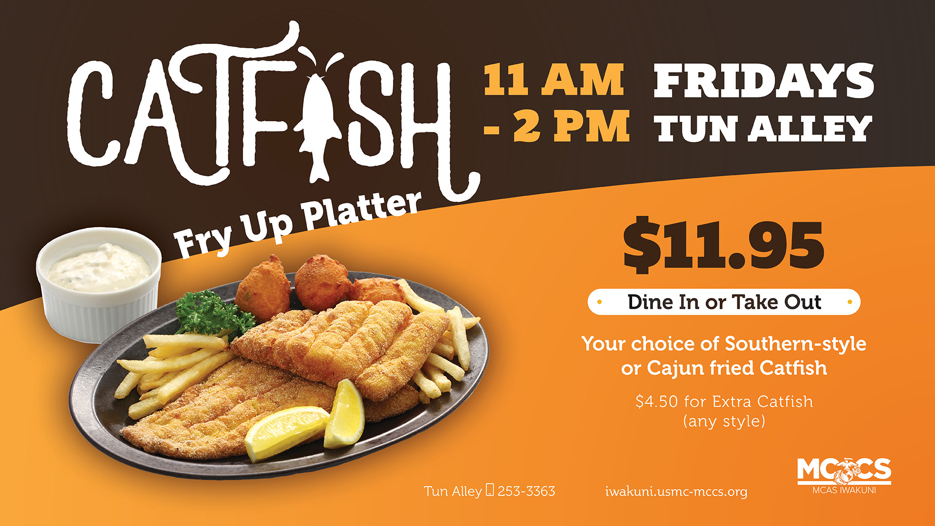 Catfish Friday at JD's Grille